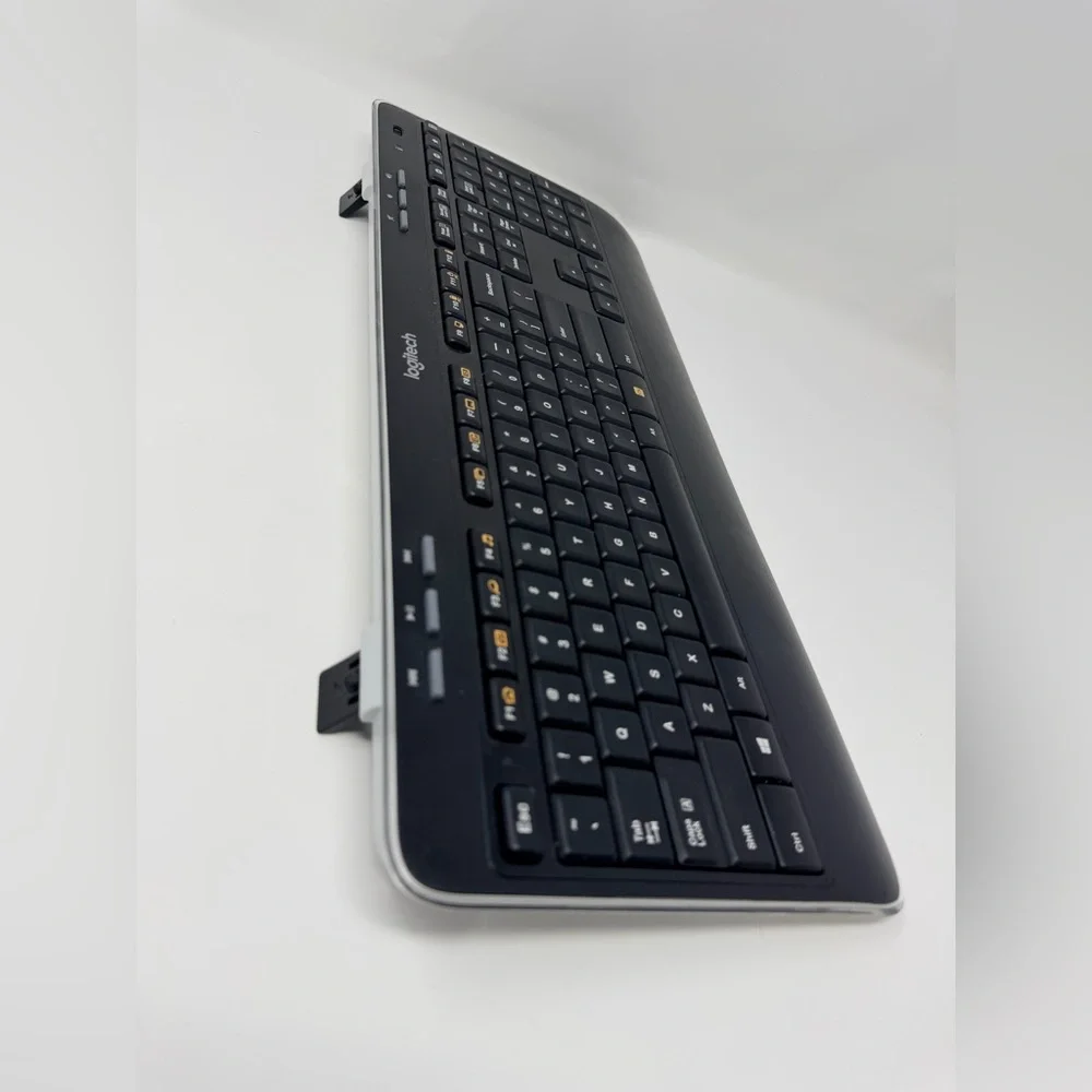 Logitech Wireless Keyboard Full Size Portable Gaming Work Office Typing College
